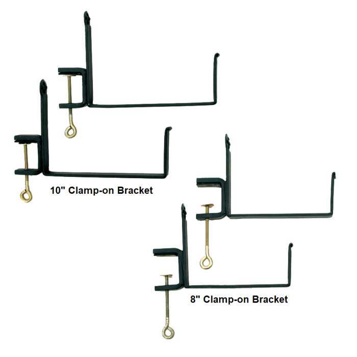 Achla Clamp-On Flower Box Brackets